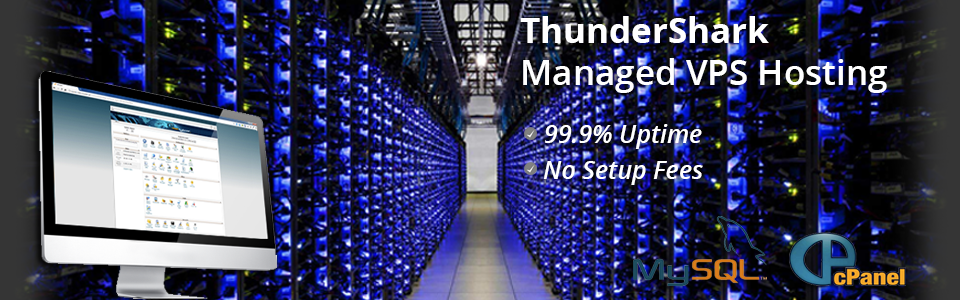 Get started with web hosting from ThunderShark